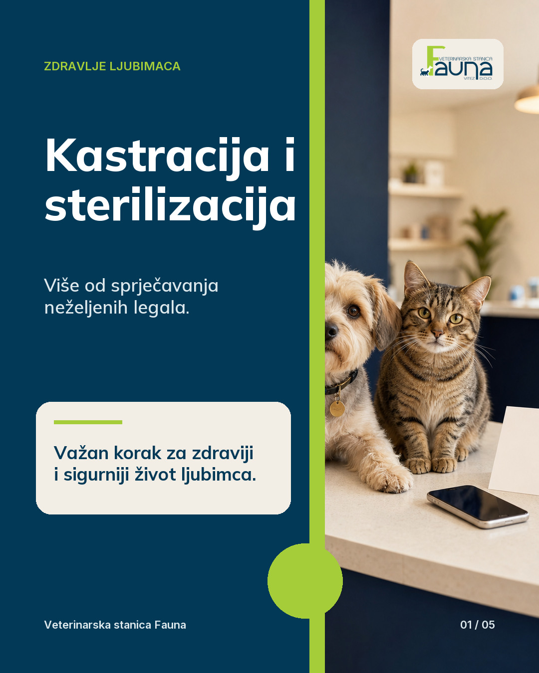 Kastracija i sterilizacija ljubimaca — Fauna veterinarski savjet